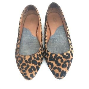 Dr. Scholl's Calf Hair Leopard animal print flats